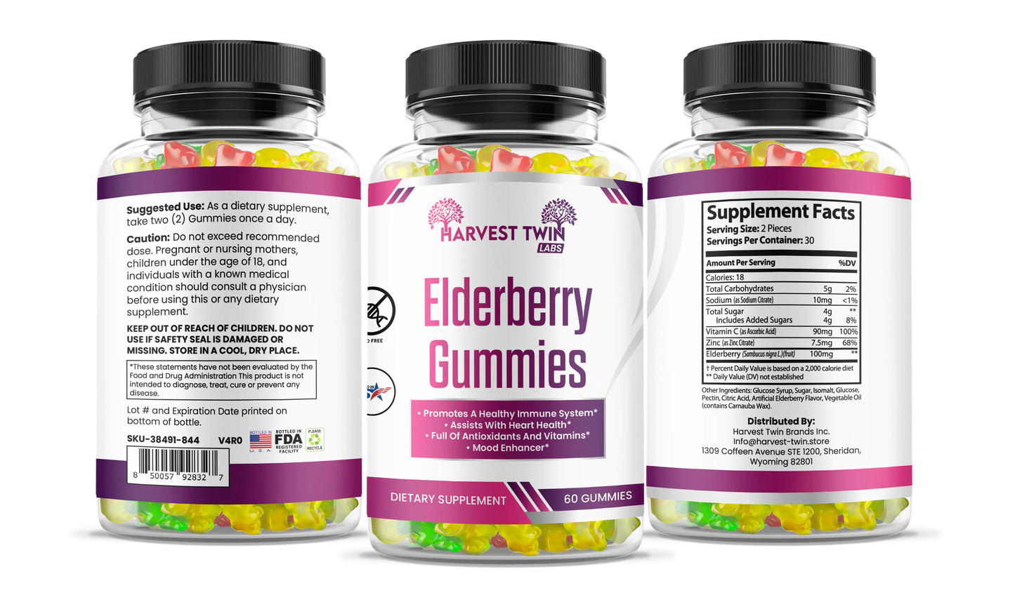 Elderberry Gummies  Dream Tech Sleep