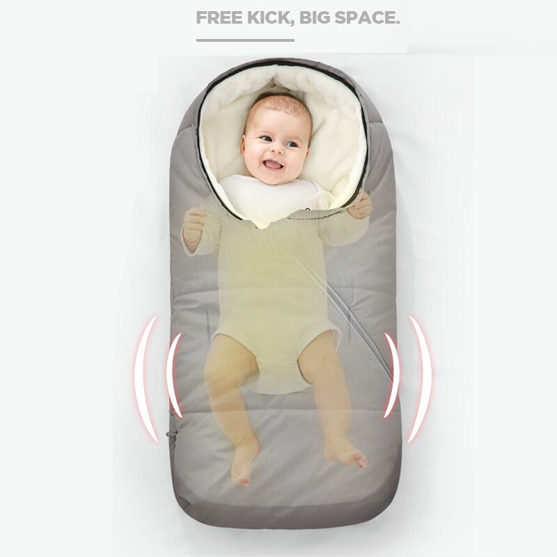Newborn Baby Winter Warm Sleeping Bags Infant Button Swaddle Wrap  Dream Tech Sleep