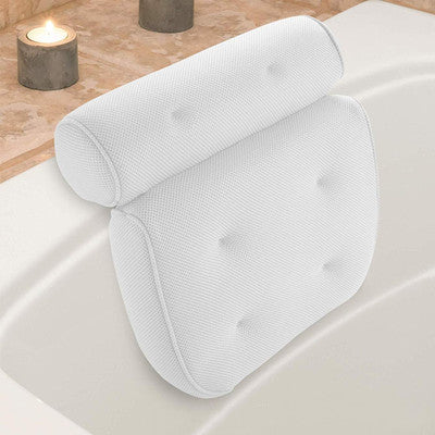 6 suction cups bath pillow 3D net bathtub pillow  Dream Tech Sleep