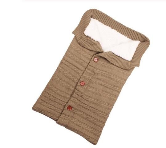 Baby Sleeping Bag Envelope for Winter - Knitted Sleep Sack Footmuff  Dream Tech Sleep
