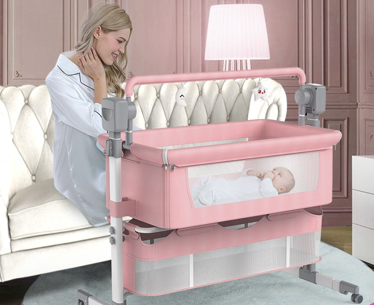 Portable Electric Bassinet - Foldable Baby Bedside Bed for Newborns  Dream Tech Sleep