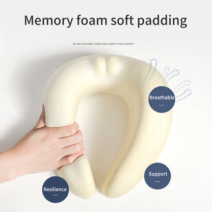 U Shaped Pillow Memory Cotton Can Store Travel Pillows, Nap Pillows, Neck Protection Pillows, Portable Neck Pillows  Dream Tech Sleep