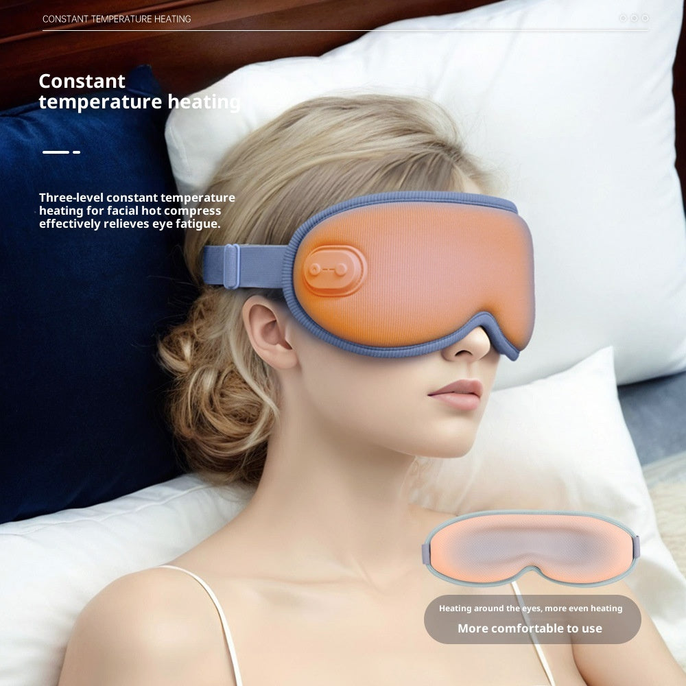 3d Eye Mask Massage Hot Compress Dual-use Steam Eye Shield Thickened Eye Socket Sleep Shading Relieve Fatigue  My Store