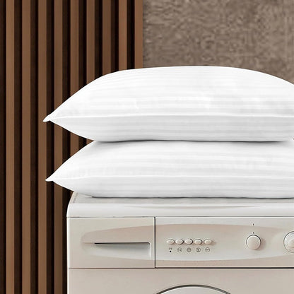 Satin Stripe Pillow Pillow Core Cotton Fiber Filling  My Store