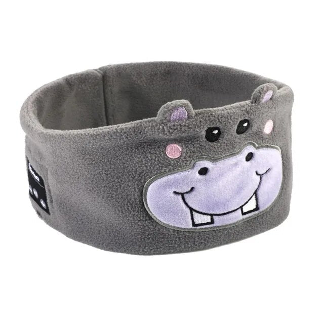 Soft Elastic Comfortable Wireless Music Earphones Kids Animal Sleeping Headphones  Dream Tech Sleep