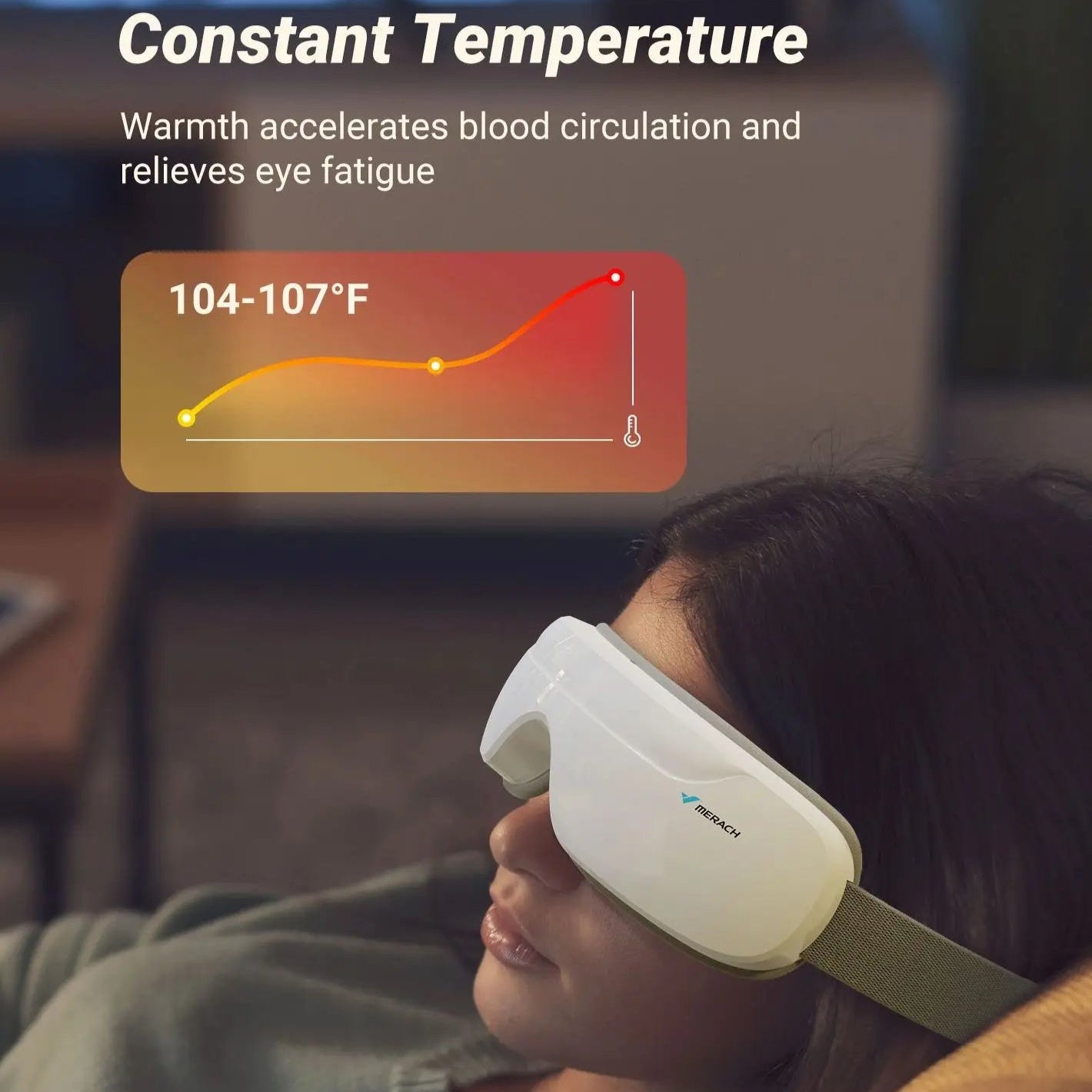 MERACH Eye Massager with Heat Compression and Bluetooth Music Eye Care Device Smart Eye Mask for Birthday Gifts Free shipping  Dream Tech Sleep