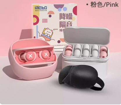 Earbuds for noise reduction and snoring prevention for students majoring in sleep. Non disruptive and ultra quiet earplugs for work  Dream Tech Sleep