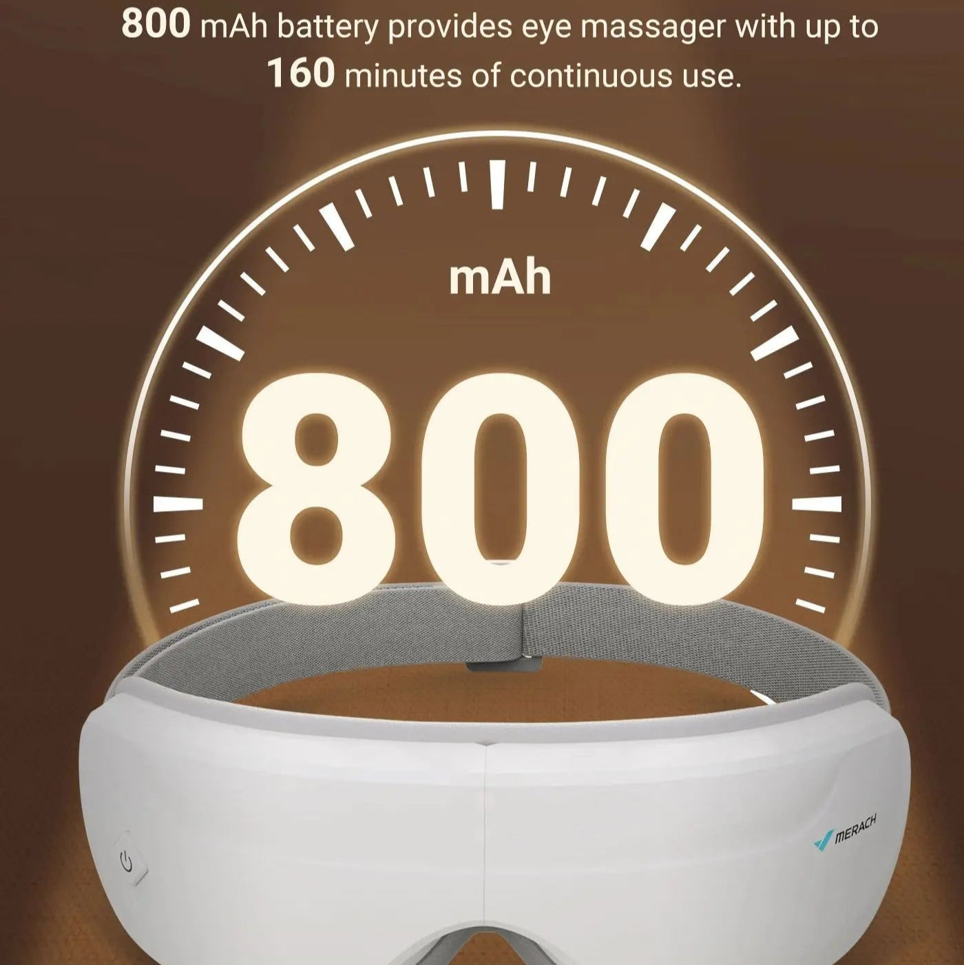 MERACH Eye Massager with Heat Compression and Bluetooth Music Eye Care Device Smart Eye Mask for Birthday Gifts Free shipping  Dream Tech Sleep