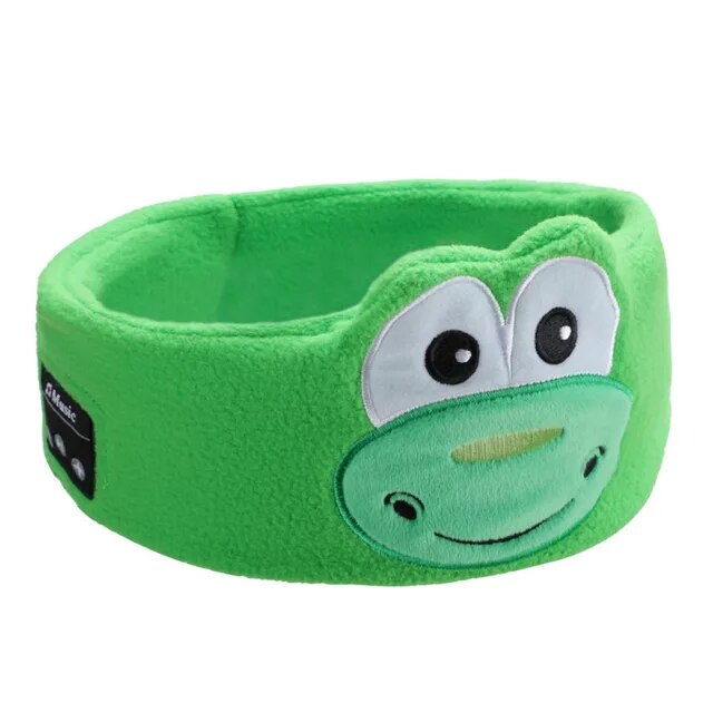 Soft Elastic Comfortable Wireless Music Earphones Kids Animal Sleeping Headphones  Dream Tech Sleep