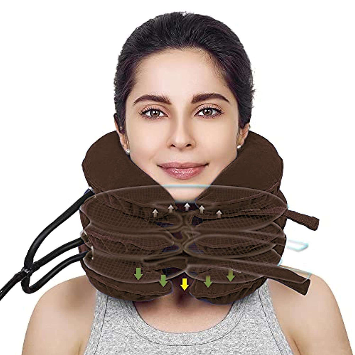 Cervical Traction Device Neck Support Pillow Adjustable Neck Stretcher  Dream Tech Sleep