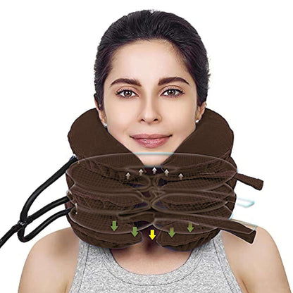 Cervical Traction Device Neck Support Pillow Adjustable Neck Stretcher  Dream Tech Sleep