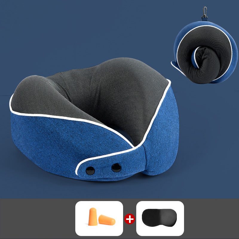 U Shaped Pillow Memory Cotton Can Store Travel Pillows, Nap Pillows, Neck Protection Pillows, Portable Neck Pillows  Dream Tech Sleep