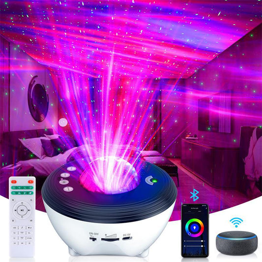 Atmosphere Light Cornucopia Music Northern Lights Star Light White Noise Laser Bluetooth Music Star Projection Light  Dream Tech Sleep