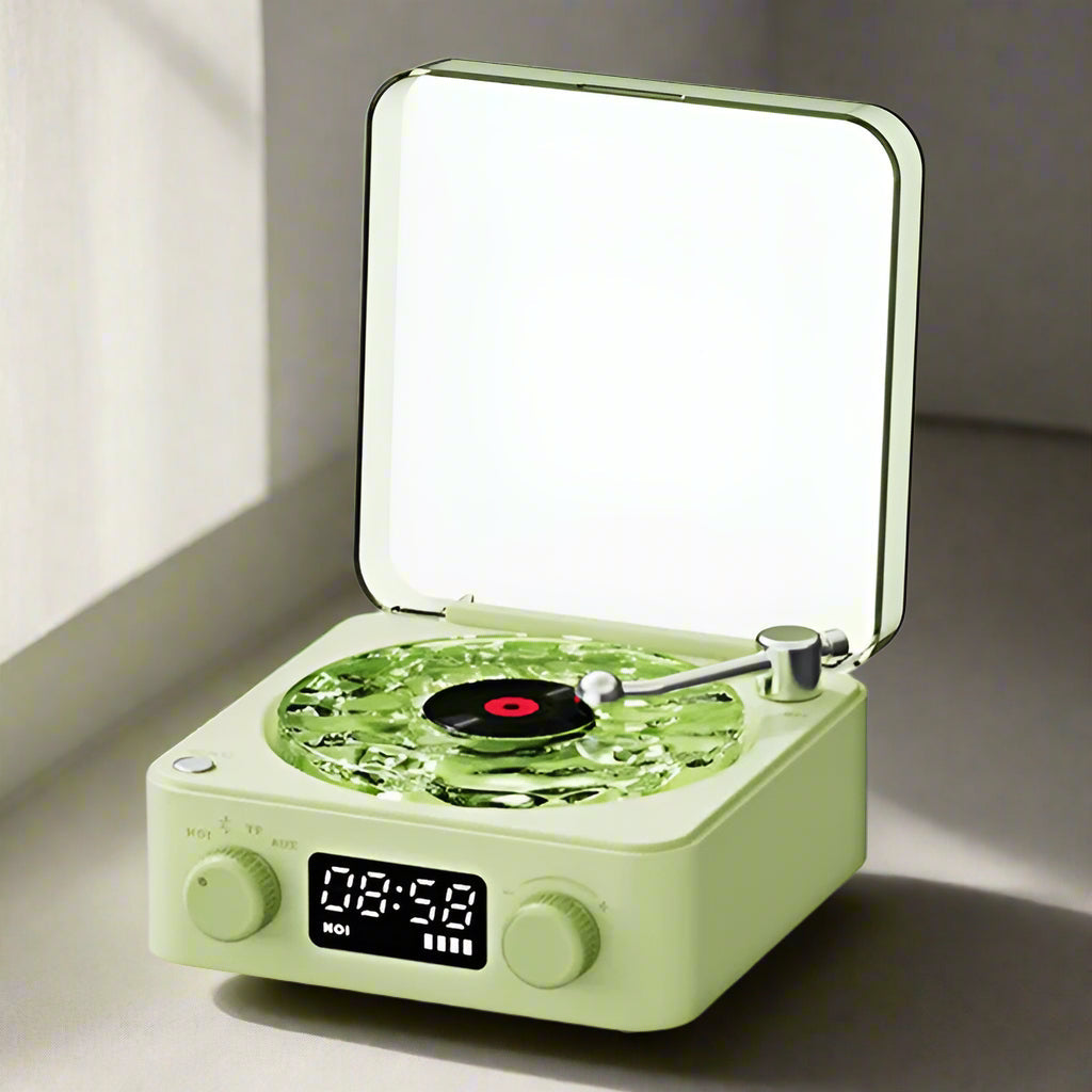 Mini Retro White Noise Bluetooth Speaker | Portable Sleep Aid with RGB Light  Dream Tech Sleep