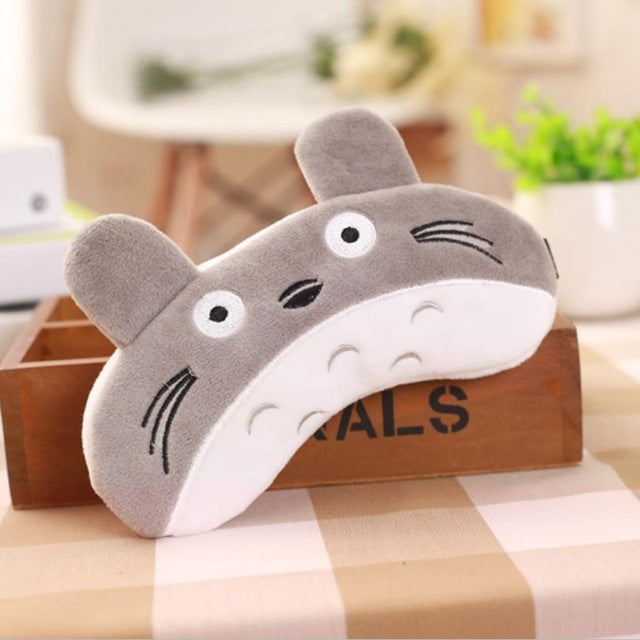 Bunny/Totoro/Fox Lazy Sleep Mask for Holiday Travel and Relaxation  Dream Tech Sleep