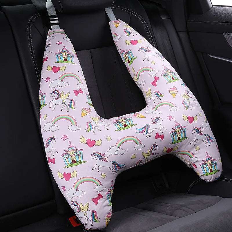 Adorable Kids Animal Travel Pillow for Comfy Journeys  Dream Tech Sleep