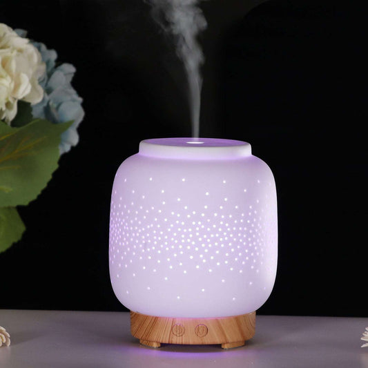 Ceramic Aroma Diffuser - Quiet Air Purifying Humidifier  Dream Tech Sleep