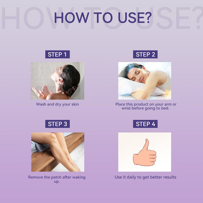 Sleep Patches, Help Sleep More Dreams Easy To Wake Up Can Not Relieve Body Pressure Acupoint Sleep Patch  Dream Tech Sleep