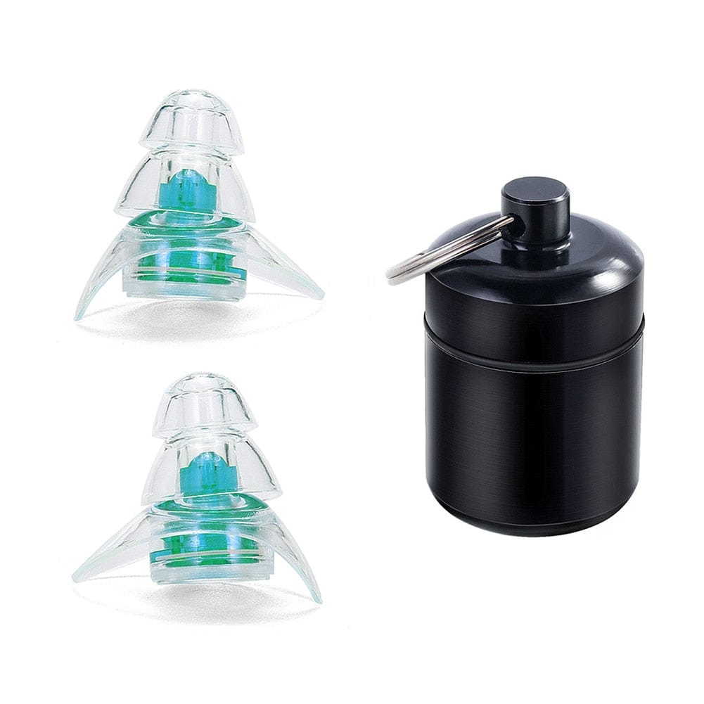 Noise Reduction And Sound Isolation Earplugs Concert High Fidelity Filter Earplugs Wholesale Blue Filter Earplugs Double Tail  Dream Tech Sleep