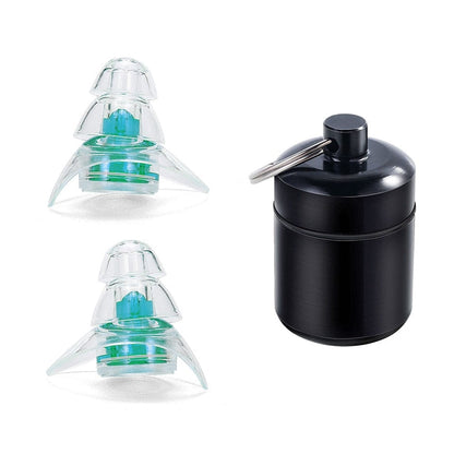 Noise Reduction And Sound Isolation Earplugs Concert High Fidelity Filter Earplugs Wholesale Blue Filter Earplugs Double Tail  Dream Tech Sleep