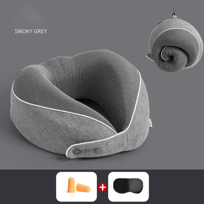 U Shaped Pillow Memory Cotton Can Store Travel Pillows, Nap Pillows, Neck Protection Pillows, Portable Neck Pillows  Dream Tech Sleep