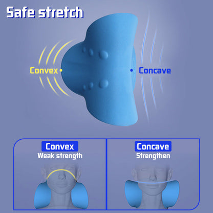 C-Type Cervical Spine Massage Pillow Cervical Spine Orthosis Traction Massage Pillow Sleep Shoulder And Neck Massage Pillow  Dream Tech Sleep