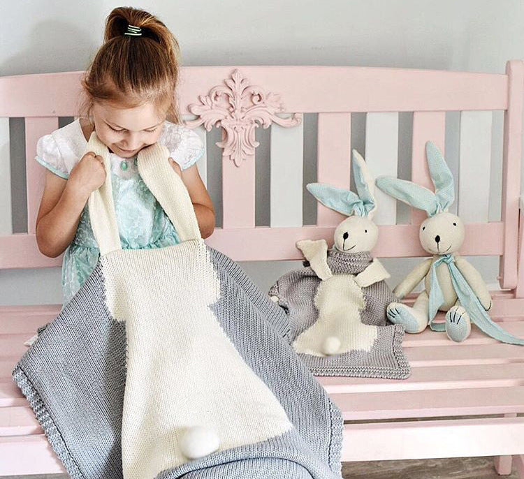 New Rabbit Ears Blanket Three Dimensional Rabbit Blanket  Dream Tech Sleep