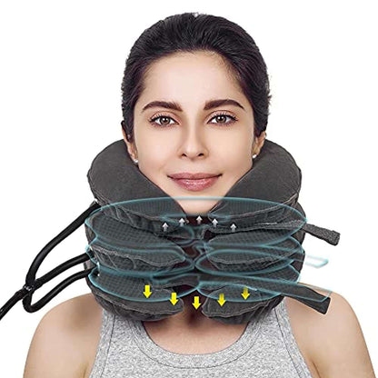 Cervical Traction Device Neck Support Pillow Adjustable Neck Stretcher  Dream Tech Sleep