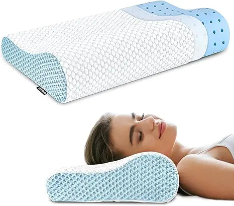 Neck Support Orthopedic Bed Pillow for Pain Relief and Better Sleep  Dream Tech Sleep
