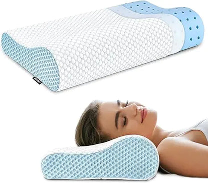 Neck Support Orthopedic Bed Pillow for Pain Relief and Better Sleep  Dream Tech Sleep