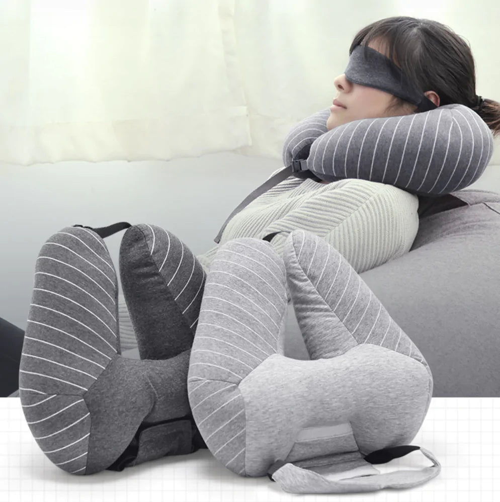 Travel Pillow With Eye Mask  Dream Tech Sleep