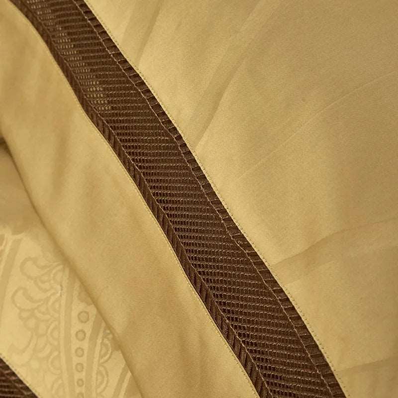 Damask Luxury Duvet Quilt Cover | Egyptian Cotton Sateen Bedding Set  Dream Tech Sleep