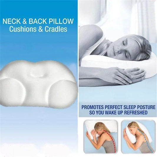 All-round Sleep Pillow Egg Sleeper Memory Foam Soft Orthopedic Neck Pillow Pain Release Butterfly Shaped Pillow  Dream Tech Sleep