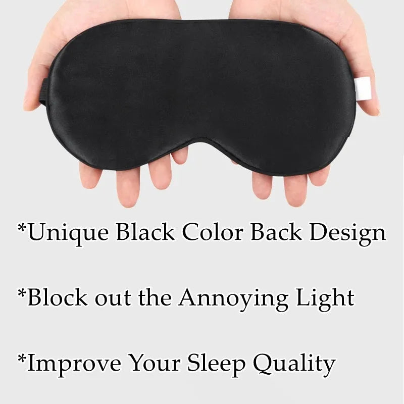 Silk Cotton Padded Eye Mask | Full Cover Light Block, Warm & Cold  Dream Tech Sleep
