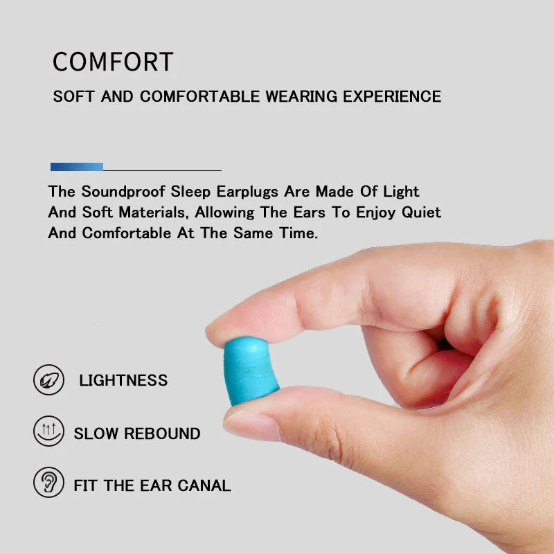 Ear Plugs Earplugs Noise Reduction Ear Plug Foam Oordopjes Slapen Sleep Anti Noise Reduction Music Cancelling Insulation Earplug  Dream Tech Sleep