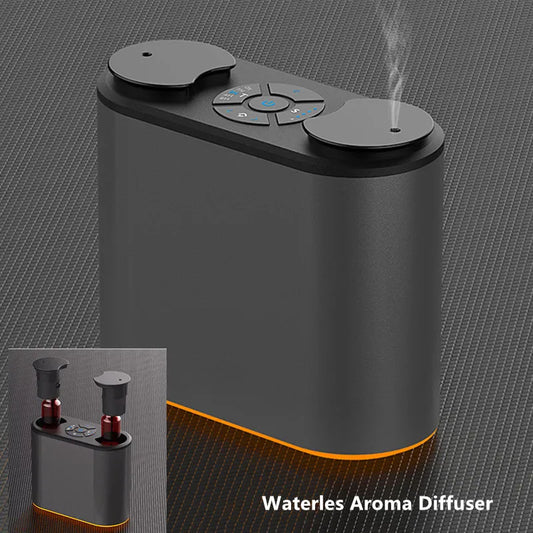 Waterless Aroma Diffuser - USB Aluminum Scent Nebulizer for Essential Oils For Home Hotel  Dream Tech Sleep