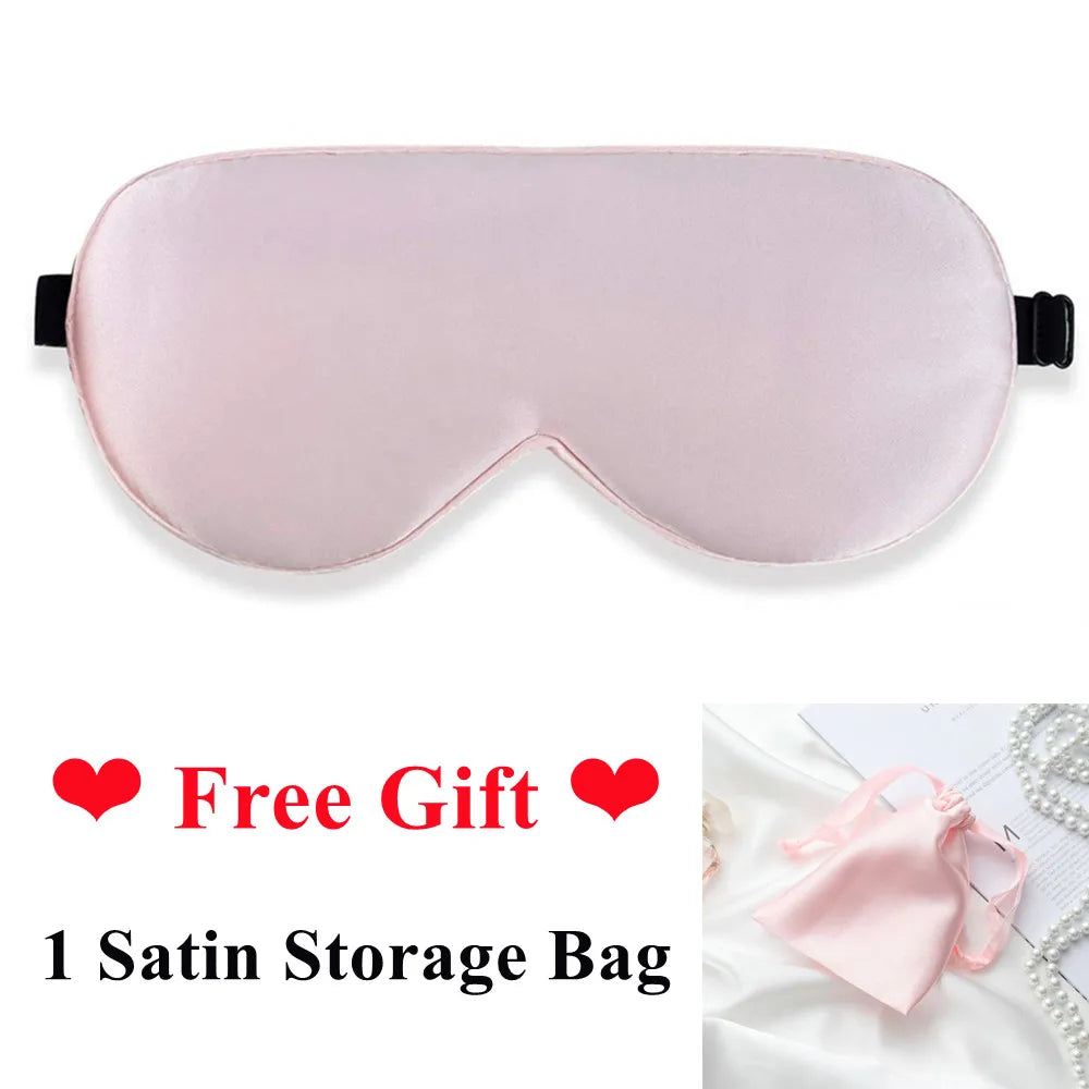 Silk Cotton Padded Eye Mask | Full Cover Light Block, Warm & Cold  Dream Tech Sleep