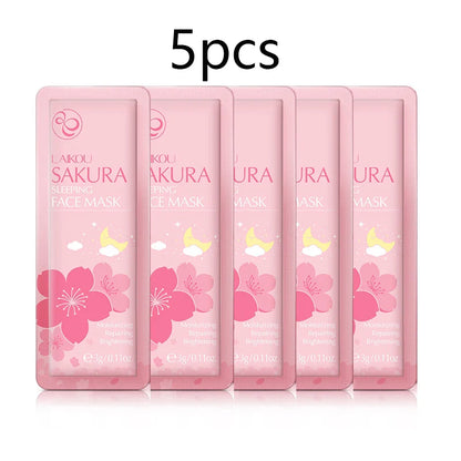 LAIKOU Sakura Seaweed & Snail Collagen Sleeping Mask - Nourishing & Repairing Skin Barrier  Dream Tech Sleep