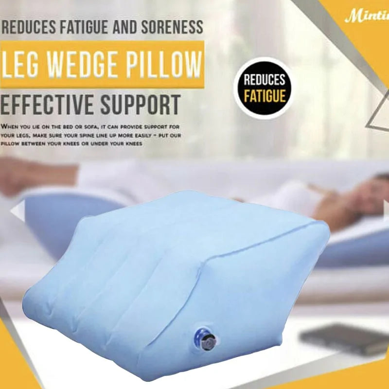 Inflatable Leg Pillow for Travel and Relaxation  Dream Tech Sleep
