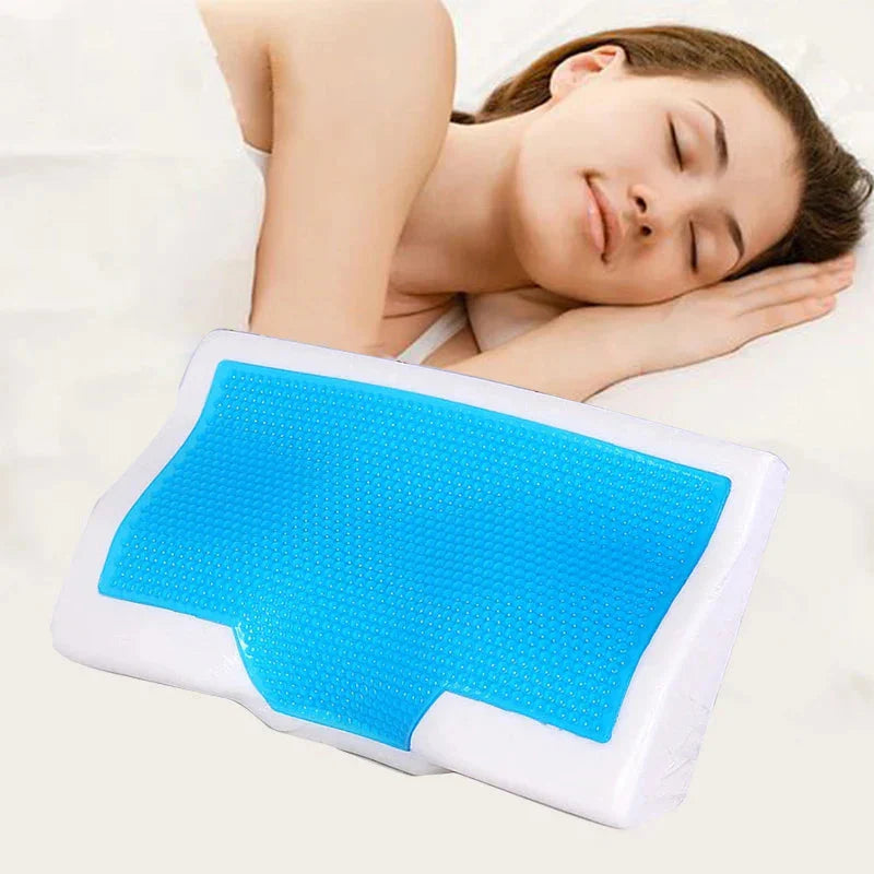 Memory Foam Gel Pillow with Ice-Cool Technology  Dream Tech Sleep