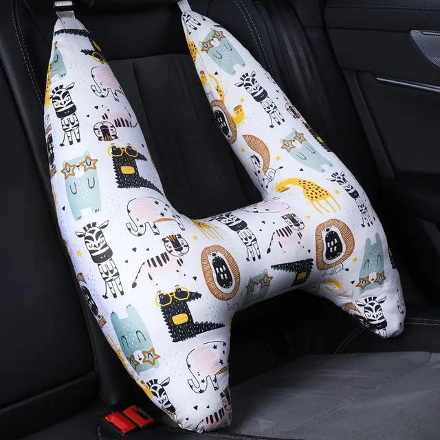 Adorable Kids Animal Travel Pillow for Comfy Journeys  Dream Tech Sleep