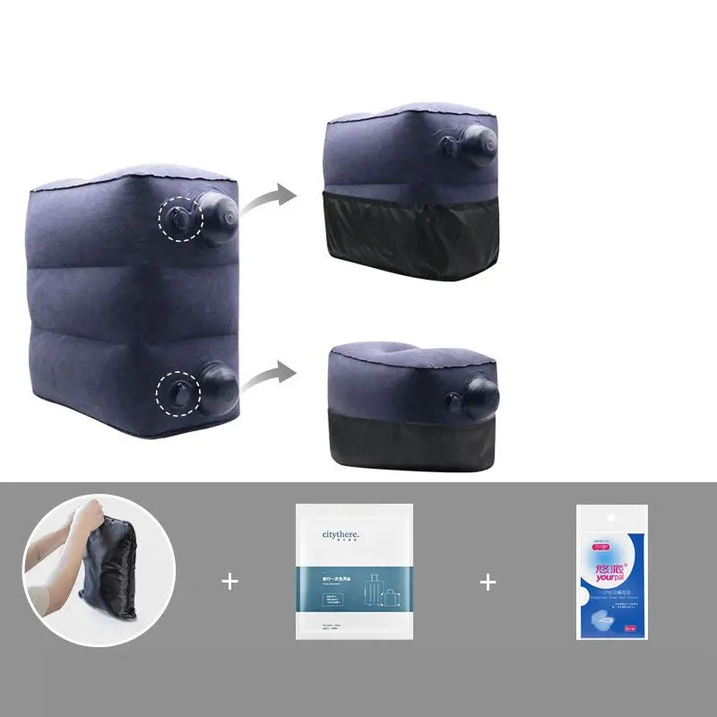 Inflatable Foot Pad for Travel and Office  Dream Tech Sleep