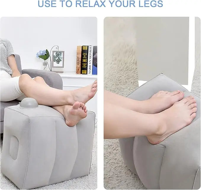 Inflatable Foot Pad for Travel and Office  Dream Tech Sleep