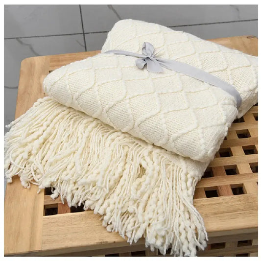 Inya Chunky Knit Blanket My Store
