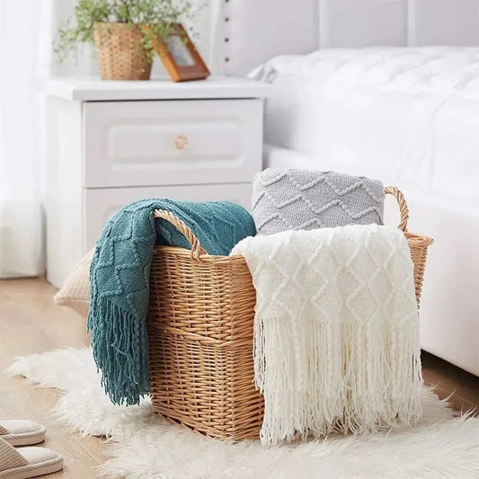 Inya Chunky Knit Blanket My Store
