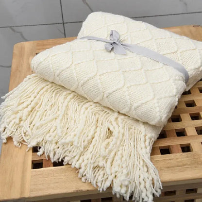 Inya Chunky Knit Blanket My Store