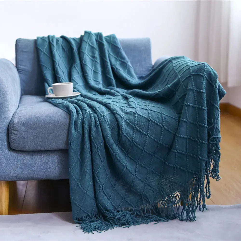 Inya Chunky Knit Blanket My Store
