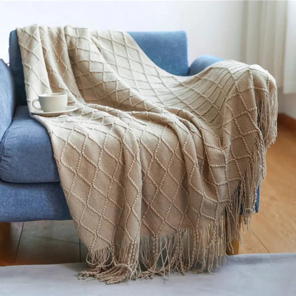 Inya Chunky Knit Blanket My Store