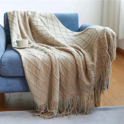 Inya Chunky Knit Blanket My Store