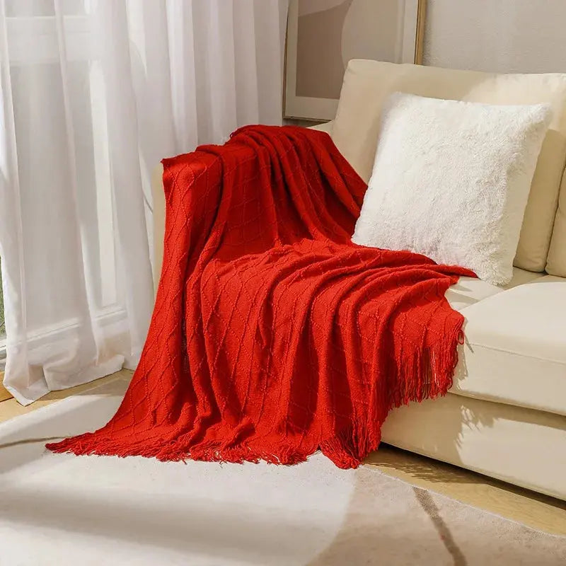 Inya Chunky Knit Blanket My Store